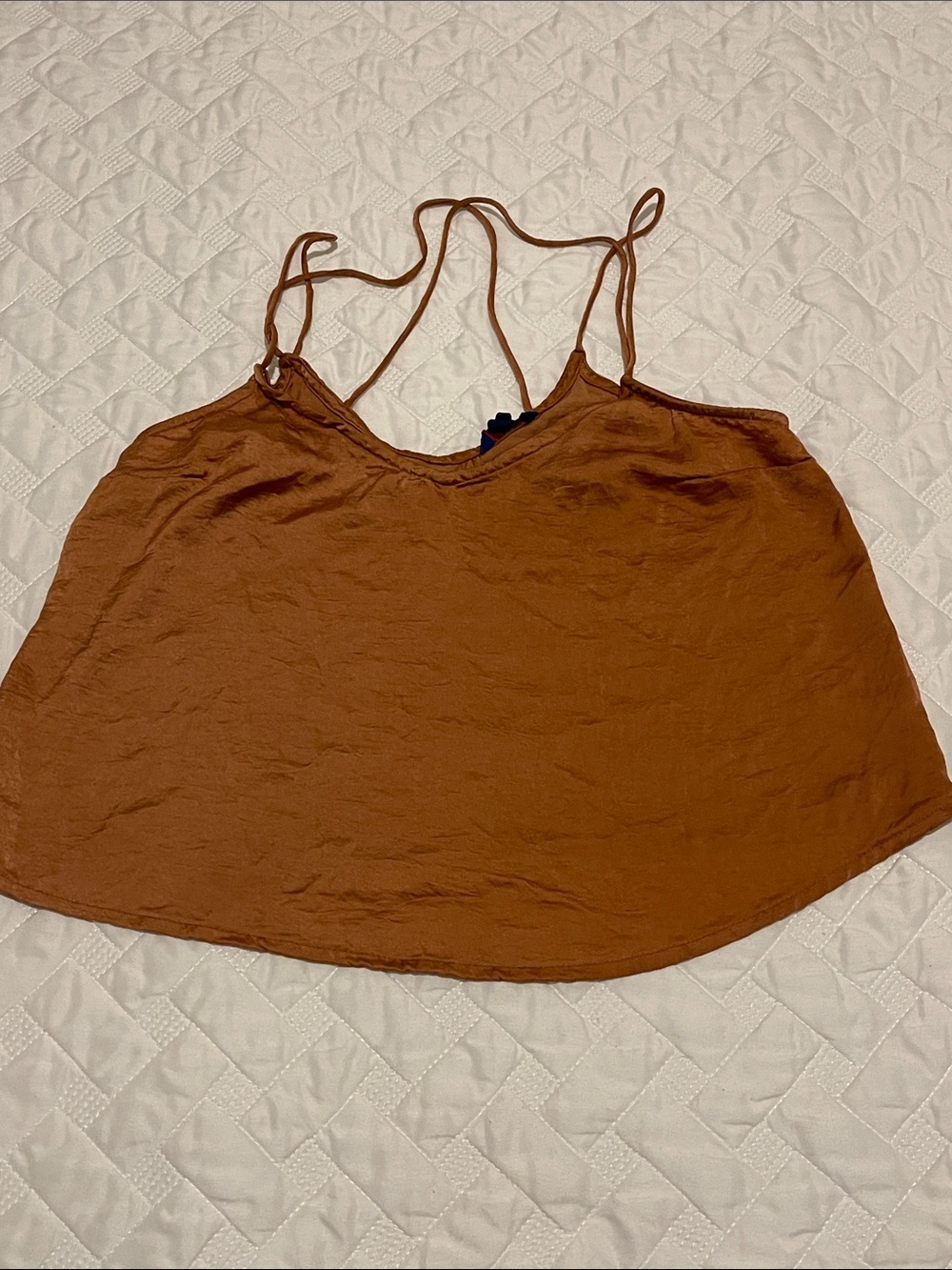 Aeropostale Rust Orange Double-Strap Cami